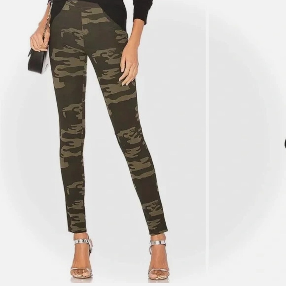 SANCTUARY | L | x Anthropologie Grease Olive Camo Stretch Leggings - Picture 2 of 13